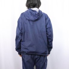 画像3: 90's GAP ナイロンアノラックパーカー NAVY L (3)