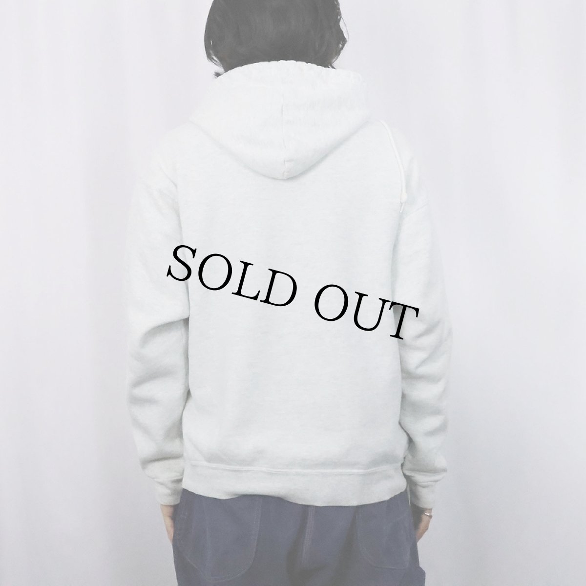 画像3: 90〜2000's FRUIT OF THE LOOM 無地 スウェットジップパーカー L (3)