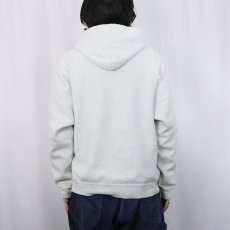 画像3: 90〜2000's FRUIT OF THE LOOM 無地 スウェットジップパーカー L (3)