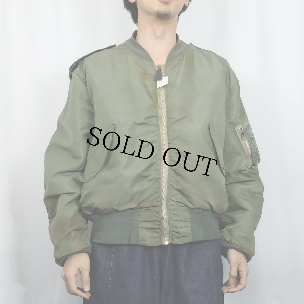 画像3: 70's U.S.AIR FORCE L-2B フライトジャケット X-LARGE (3)