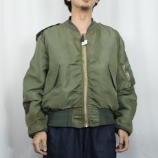 画像3: 70's U.S.AIR FORCE L-2B フライトジャケット X-LARGE (3)