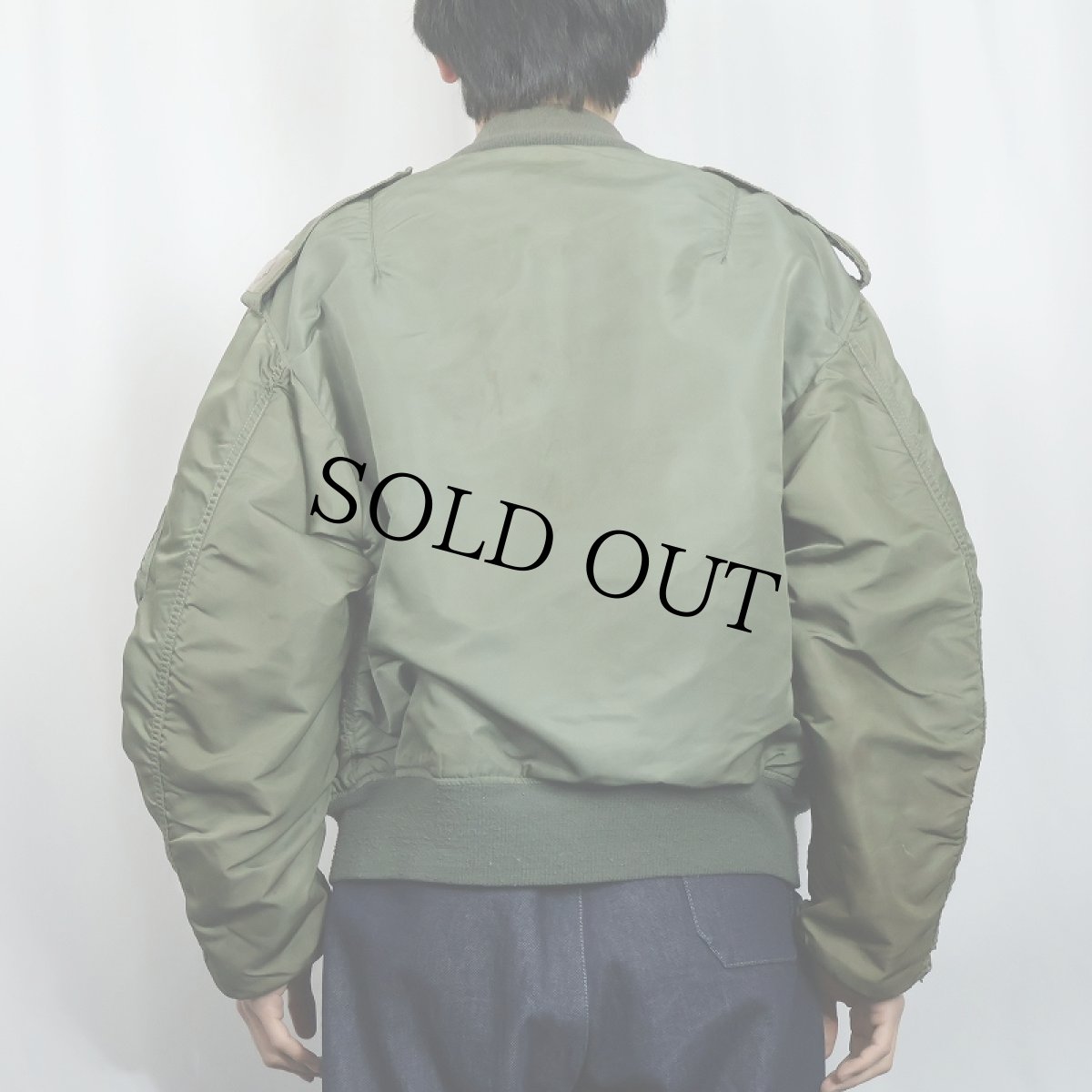 画像4: 70's U.S.AIR FORCE L-2B フライトジャケット X-LARGE (4)