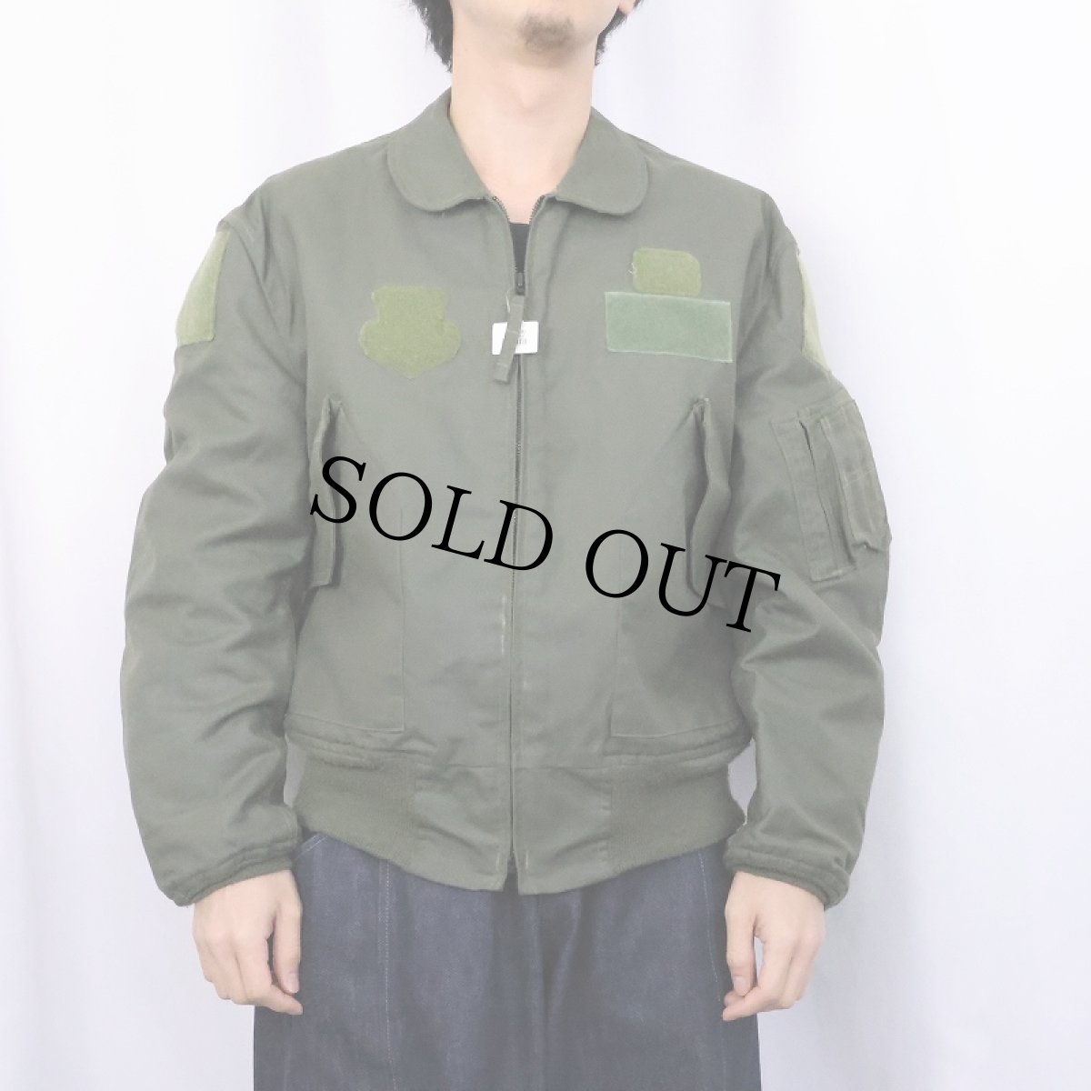 画像2: 2000's U.S.AIR FORCE CWU-36/P フライトジャケット LARGE (2)
