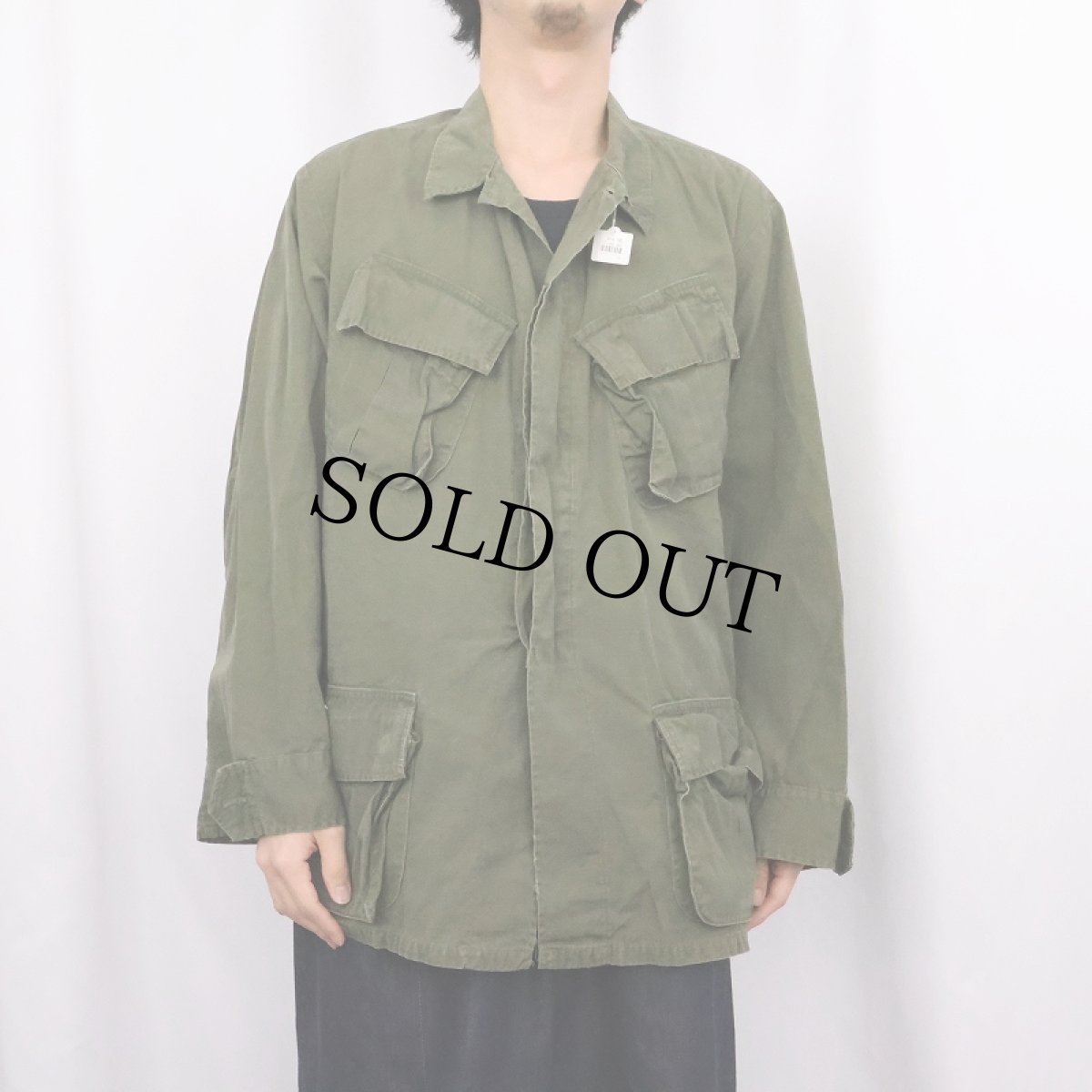 画像2: 60's U.S.ARMY ジャングルファティーグジャケット 5th MEDIUM-REGULAR (2)