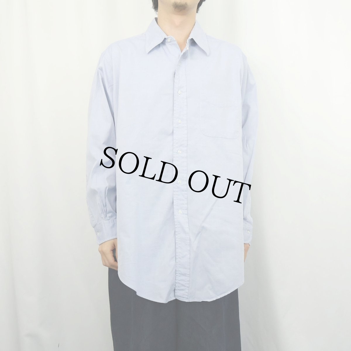 画像2: 90's〜 Brooks Brothers USA製 コットンシャツ SIZE17 1/2-3 (2)