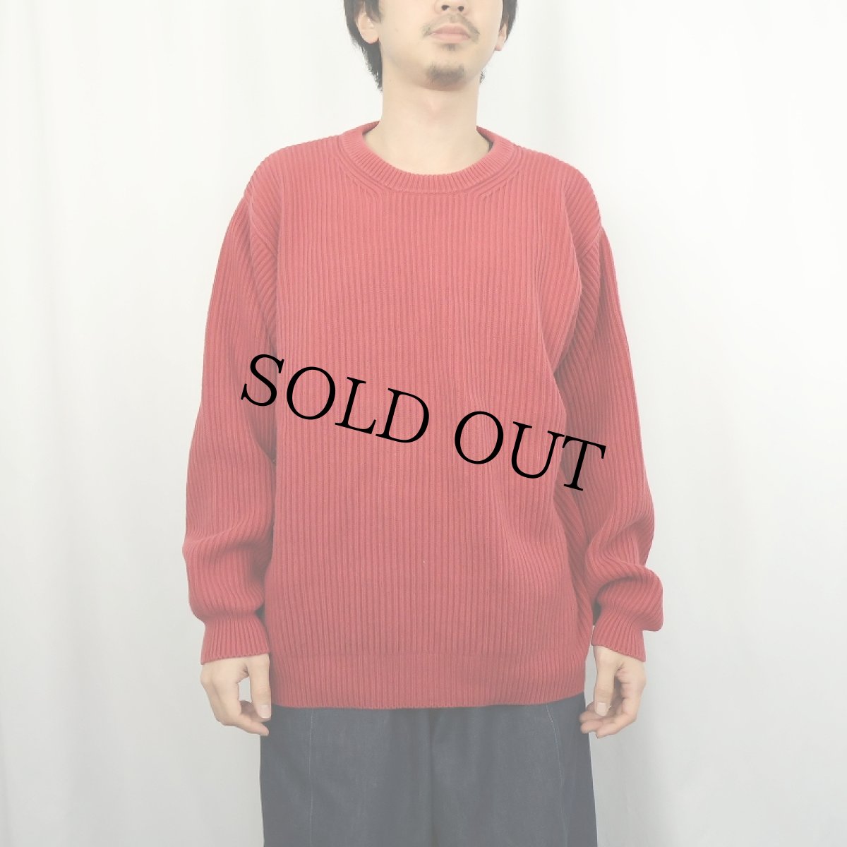 画像2: L.L.Bean コットンニットセーター XL (2)