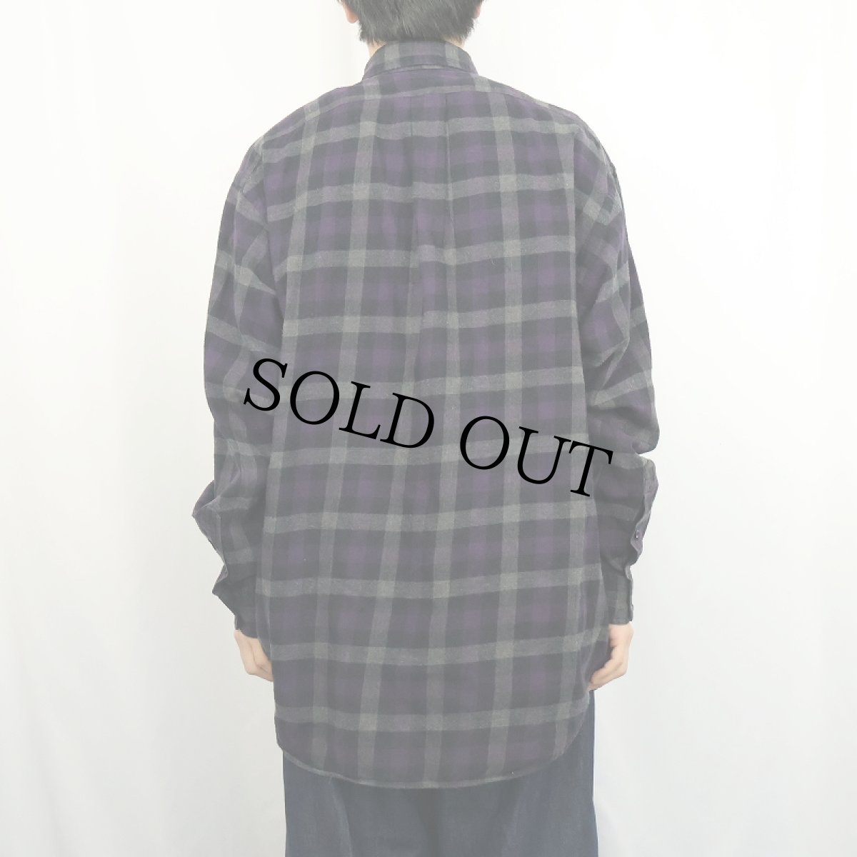 画像3: Ralph Lauren "BLAKE" チェック柄 コットンボタンダウンシャツ L (3)