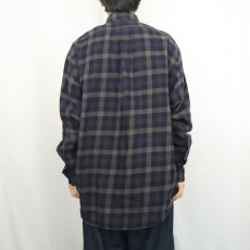 画像3: Ralph Lauren "BLAKE" チェック柄 コットンボタンダウンシャツ L (3)