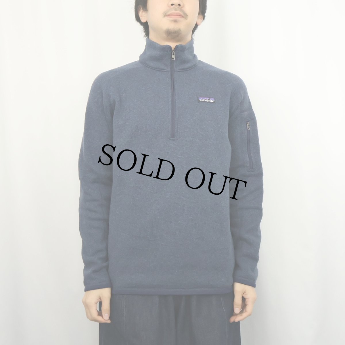 画像2: 2018AW Patagonia ハーフジップベターセーター NAVY L (2)