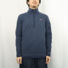 画像2: 2018AW Patagonia ハーフジップベターセーター NAVY L (2)