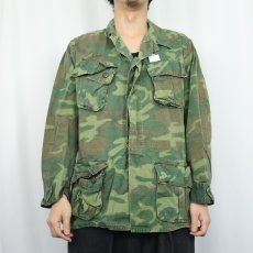 画像2: 60's U.S.ARMY ERDL迷彩 "グリーンリーフ" ファティーグジャケット SMALL-REGULAR (2)