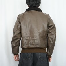 画像3: 70's U.S.NAVY G-1フライトジャケット SIZE42 (3)