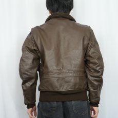 画像3: 80's U.S.NAVY G-1フライトジャケット SIZE42 (3)