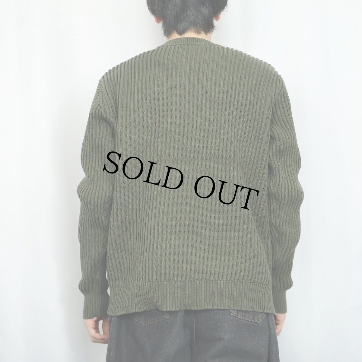 画像3: L.L.Bean コットンニットセーター L  (3)