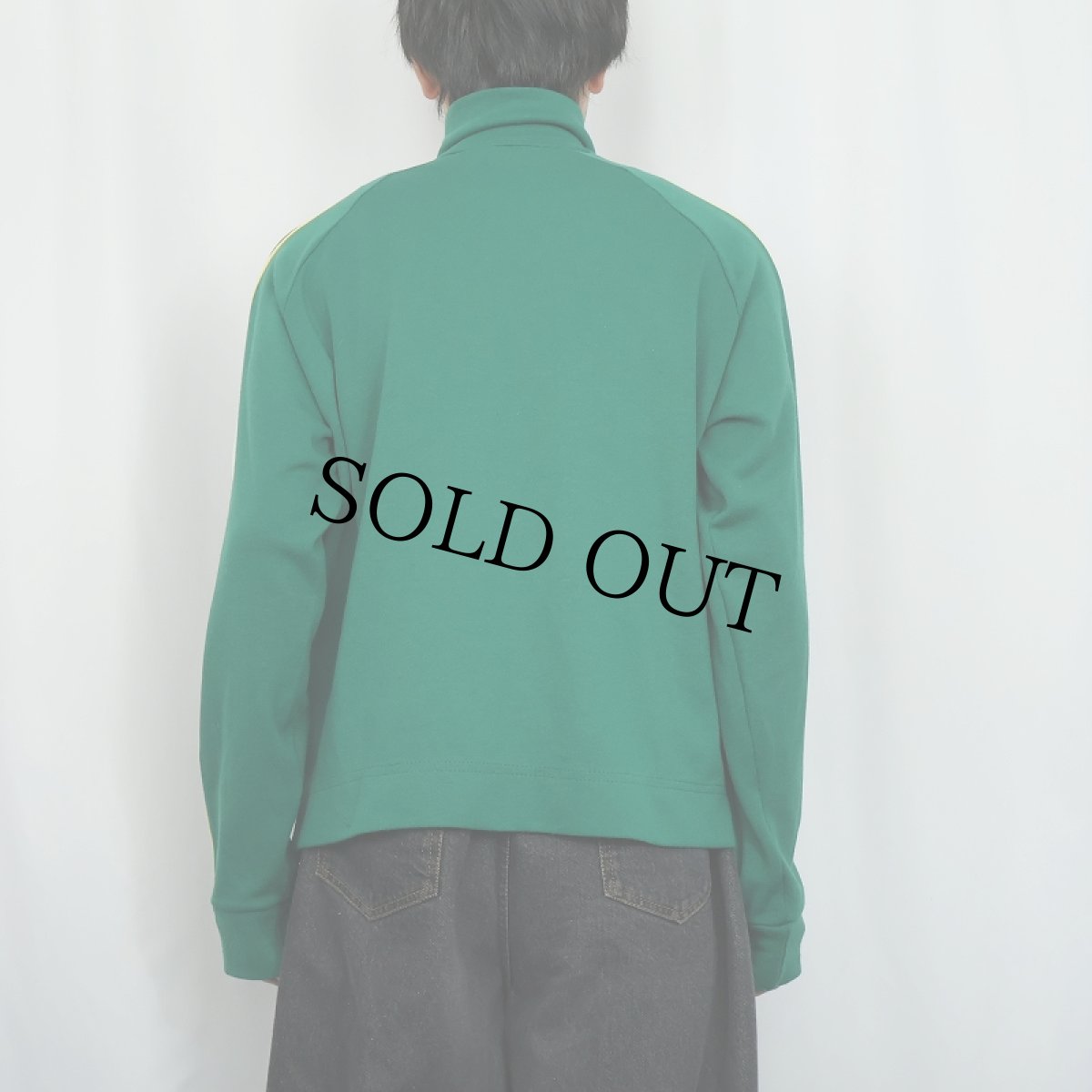 画像3: 70〜80's Jantzen USA製 ロゴ刺繡 サイドライン トラックジャケット L (3)