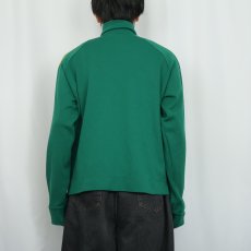 画像3: 70〜80's Jantzen USA製 ロゴ刺繡 サイドライン トラックジャケット L (3)