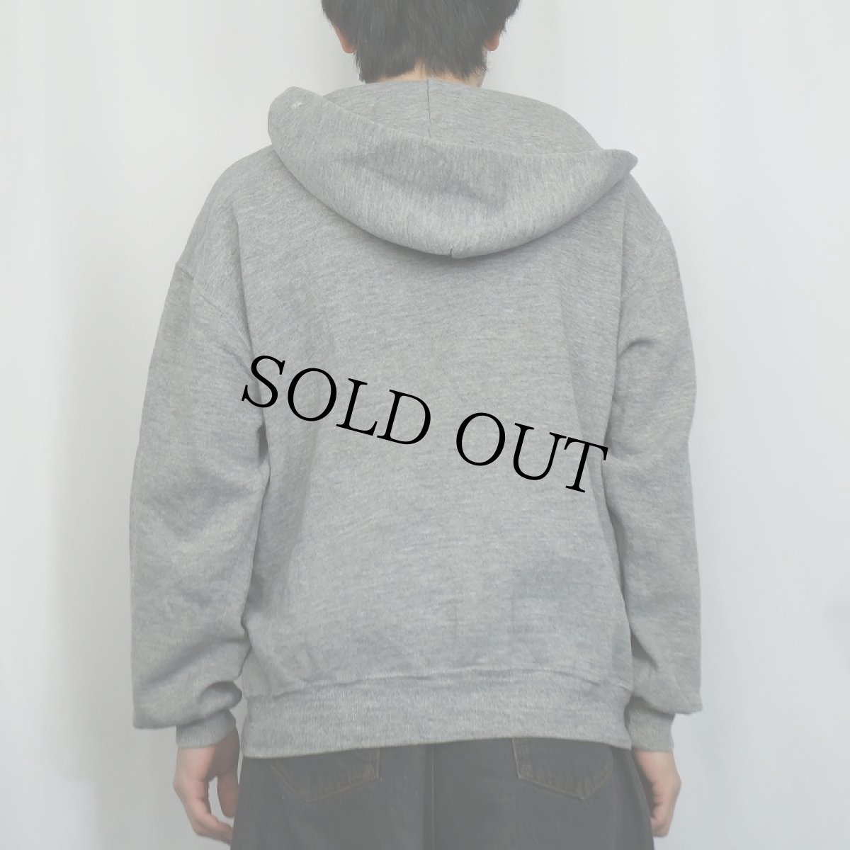 画像3: 90's RUSSELL ATHLETIC USA製 無地スウェットジップパーカー L (3)