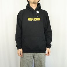 画像3: PULP FICTION クライム映画 プリントスウェットフーディー BLACK (3)