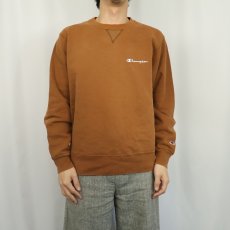 画像2: 90's Champion REVERSE WEAVE USA製 前V ロゴ刺繡 スウェット M (2)