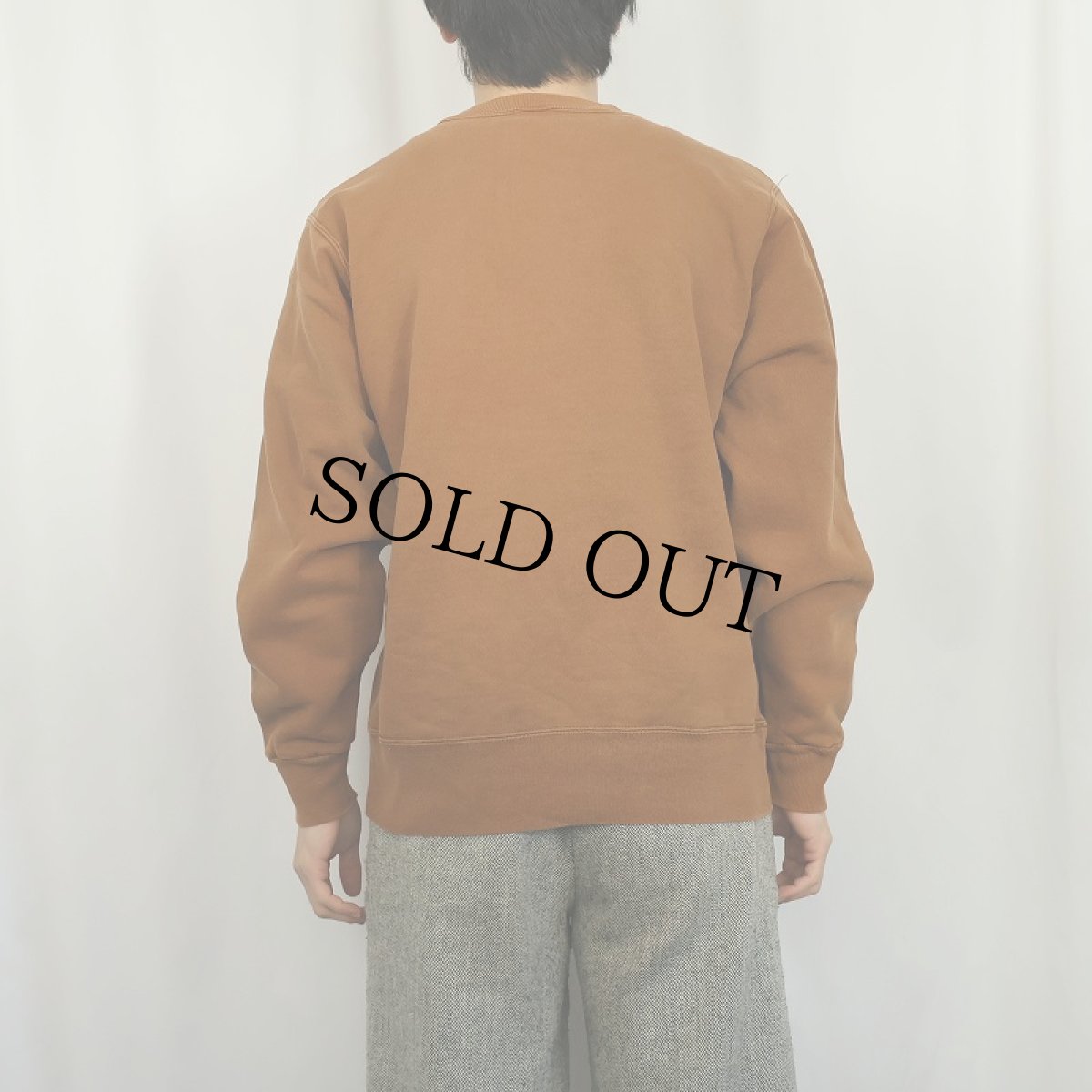 画像3: 90's Champion 青刺繍タグ後期 前V ロゴ刺繡 スウェット M (3)