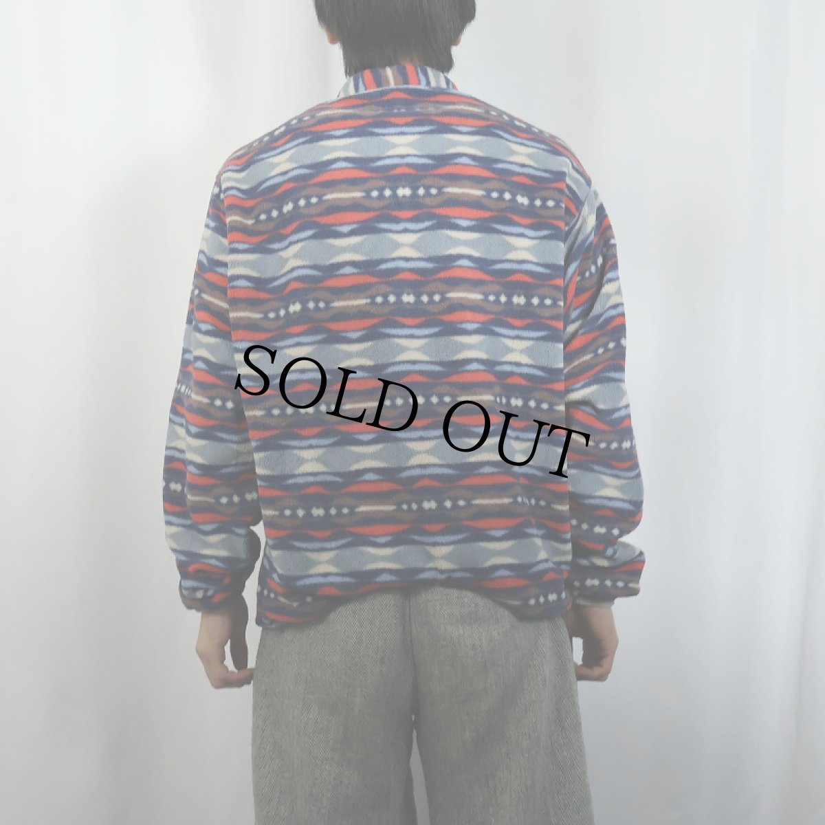 画像3: 2022SS Patagonia 総柄 スナップT M (3)