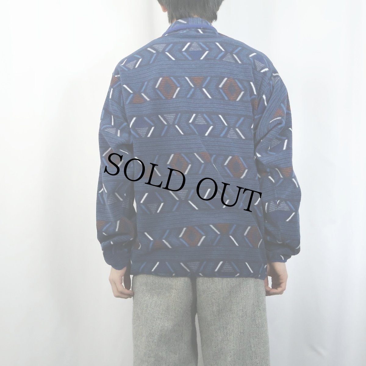 画像3: 2017AW Patagonia 総柄 スナップT M (3)