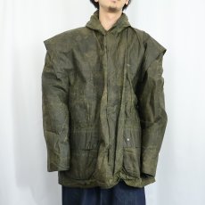 画像2: 90's Barbour ENGLAND製 "DURHAM" オイルドジャケット 3ワラント  (2)