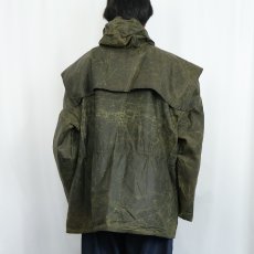 画像3: 90's Barbour ENGLAND製 "DURHAM" オイルドジャケット 3ワラント  (3)