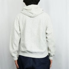 画像3: 90's U.S.ARMY PFU ロゴプリント スウェットジップパーカー MEDIUM (3)