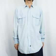 画像2: 80〜90's POLO COUNTRY Ralph Lauren コットンシャツ M (2)