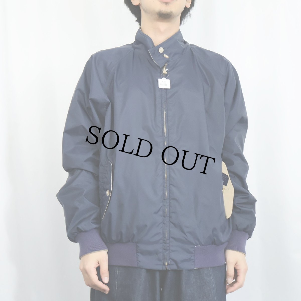 画像3: 80〜90's LANDS' END リバーシブル スイングトップ L (3)