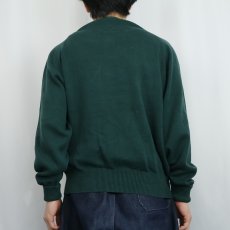 画像3: 80〜90's L.L.Bean USA製 コットンニットカーディガン M (3)