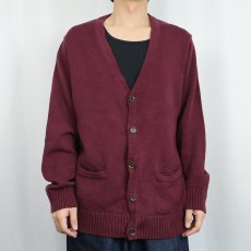 画像2: L.L.Bean コットンニットカーディガン L (2)