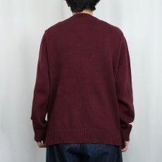 画像3: L.L.Bean コットンニットカーディガン L (3)