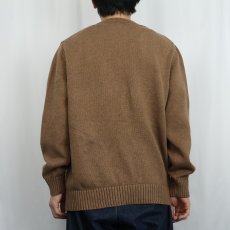 画像3: L.L.Bean コットンニットカーディガン L (3)