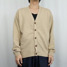 画像2: L.L.Bean コットンニットカーディガン L (2)