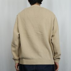 画像3: L.L.Bean コットンニットカーディガン L (3)