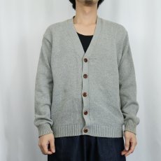 画像2: L.L.Bean コットンニットカーディガン L (2)