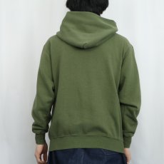 画像3: 90's〜 USMC プリント スウェットジップパーカー M (3)