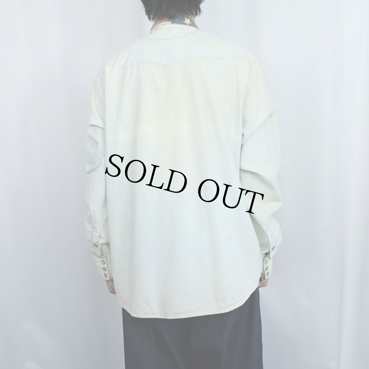 画像3: DENIM & SUPPLY RALPH LAUREN 星条旗柄 ウエスタンシャツ XL (3)