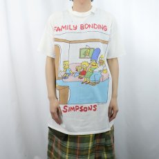 画像2: 90's THE SIMPSONS "FAMILY BONDING" キャラクタープリントTシャツ (2)