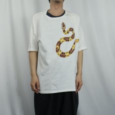 画像2: 〜90's ヘビ 巻きプリントTシャツ (2)