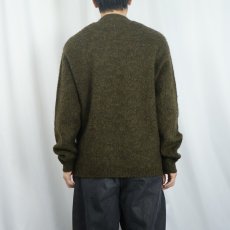 画像3: 60's Masterpiece by ARENA Vネック モヘアニットセーター L (3)