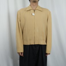 画像2: 〜60's Gold Seal  ウールギャバジン ジップジャケット SIZE42 (2)