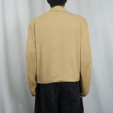 画像3: 〜60's Gold Seal  ウールギャバジン ジップジャケット SIZE42 (3)
