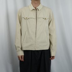 画像2: 60〜70's Sportswear  コットンジップジャケット L (2)