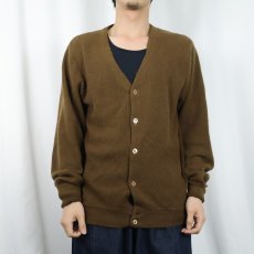 画像2: 60〜70's TOWNCRAFT Penneys アクリルニットカーディガン L  (2)