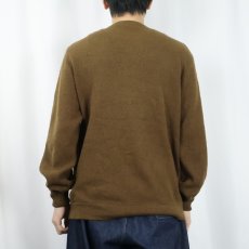 画像3: 60〜70's TOWNCRAFT Penneys アクリルニットカーディガン L  (3)