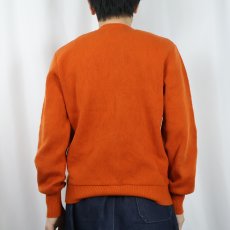 画像3: 60〜70's ROBERT BRUCE USA製 ポリエステル×アクリルニットカーディガン S (3)