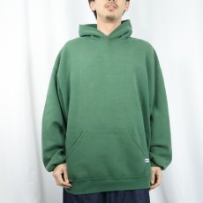 画像2: 90's RUSSELL ATHLETIC USA製 無地スウェットフーディー XXL (2)